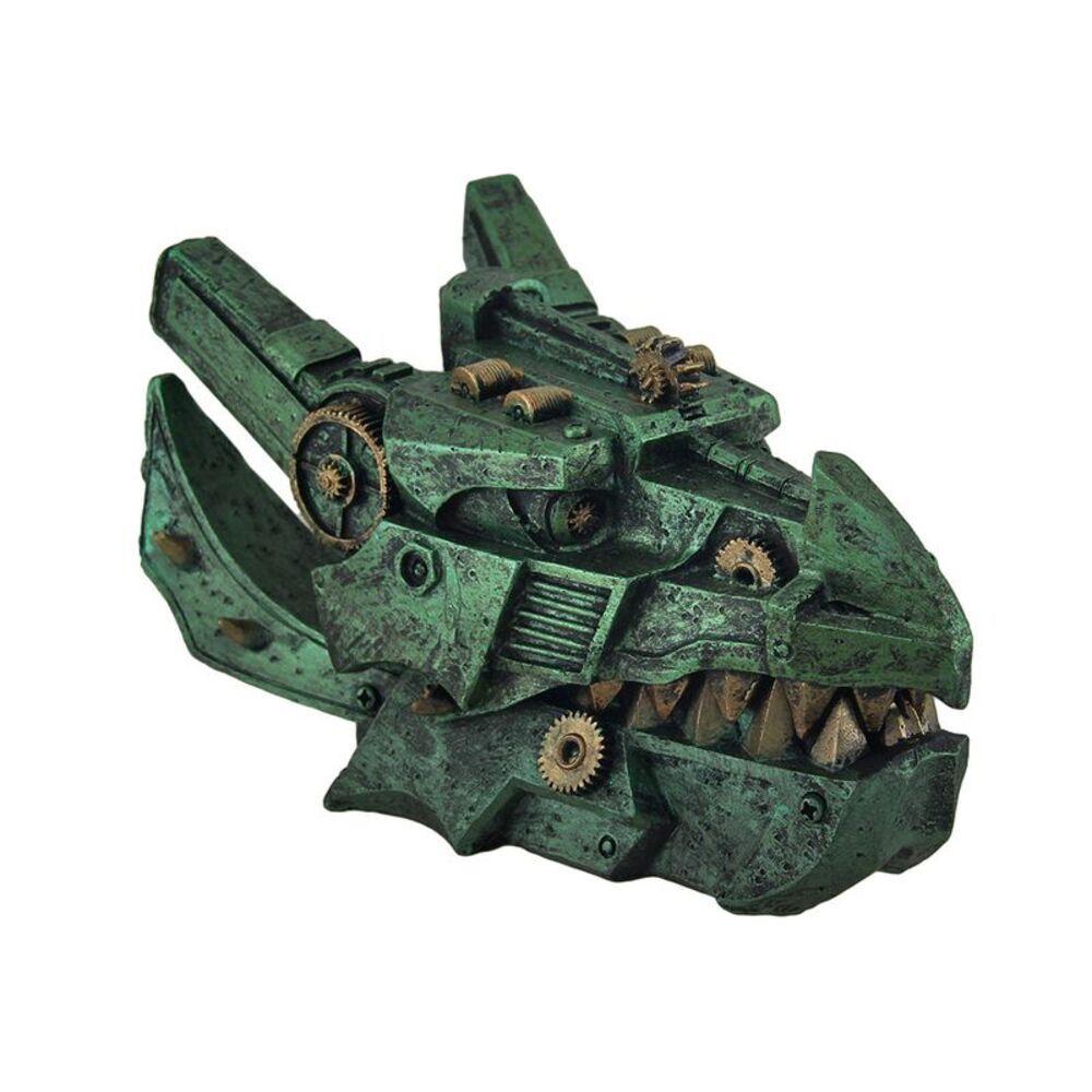 Mechanical Steampunk Dragon Head Decorative Trinket Box